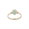 14K Yellow Gold Emerald Ring Thumbnail