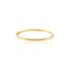 14K Yellow Gold Enamel Diamond Bangle Thumbnail