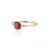 14K Gold Cushion Cut Garnet Ring Thumbnail