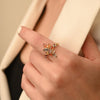 14K Gold Multi Sapphire ring Thumbnail