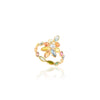 14K Gold Multi Sapphire ring Thumbnail