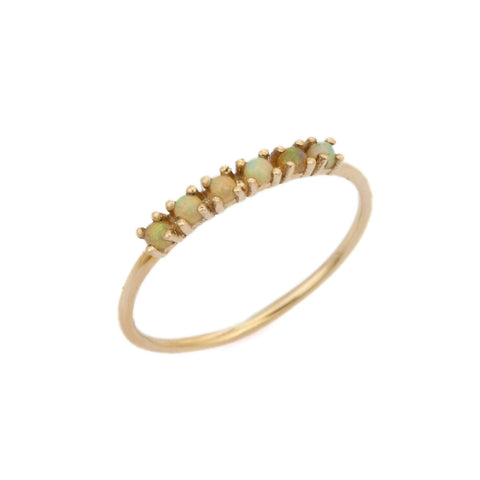 14K Yellow Gold Opal Ring - VR Jewels