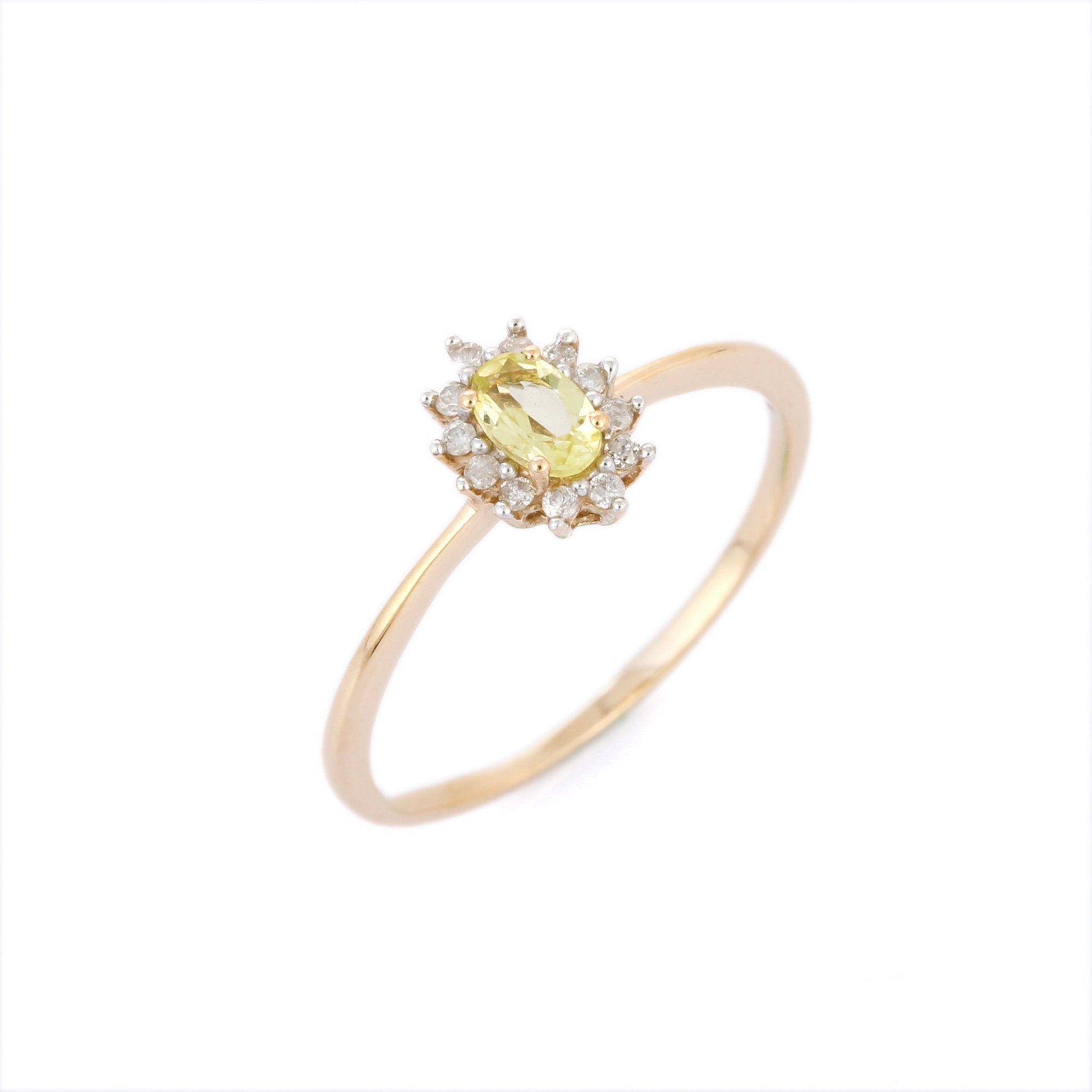 14K Yellow Gold Quartz Ring - VR Jewels