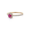 14K Yellow Gold Ruby Ring Thumbnail