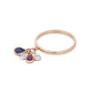 14K Yellow Gold Ruby & Sapphire Ring Thumbnail