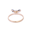 14K Yellow Gold Sapphire & Diamond Ring Thumbnail