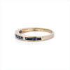14K Gold Sapphire Band Ring Thumbnail