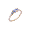 14K Yellow Gold Sapphire Ring Thumbnail