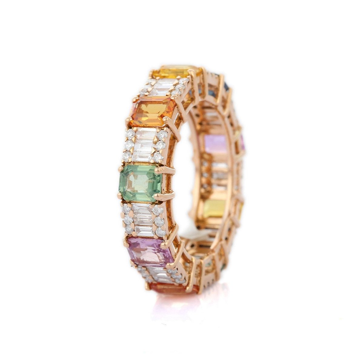 14K Yellow Gold Sapphire Ring - VR Jewels