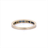 14K Gold Sapphire Band Ring Thumbnail