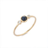 14K Yellow Gold Sapphire Ring Thumbnail