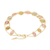 18K Gold Tourmaline Charm Bracelet Thumbnail