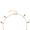 18K Gold Marquise Emerald Charm Bracelet Thumbnail