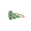 18K Gold Oval Shape Emerald Ring Thumbnail
