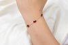 18K Natural Garnet Bracelet Thumbnail