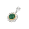 18K Gold Emerald Pendant Thumbnail