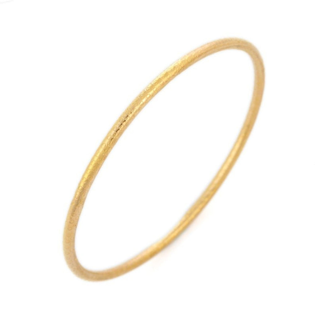 18k Yellow Gold Bangle Bracelet Image