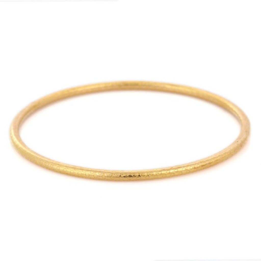 18k Yellow Gold Bangle Bracelet Image