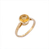18K Yellow Gold Citrine Ring Thumbnail