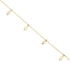 18K Yellow Gold Diamond Chain Bracelet Thumbnail