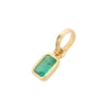 18K Gold Emerald Pendant Thumbnail