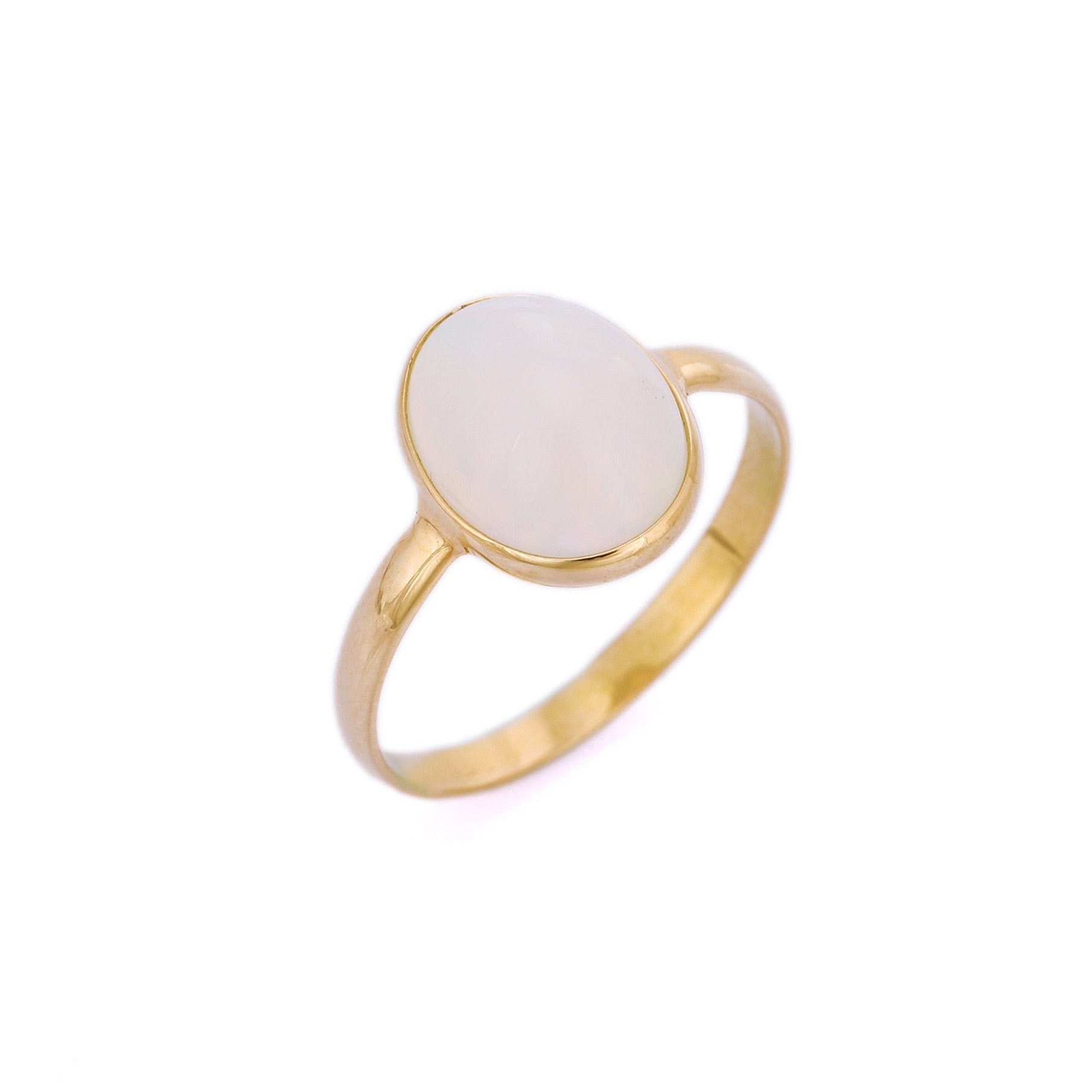 18K Yellow Gold Opal Ring - VR Jewels