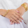 18K Yellow Gold Sapphire Bangle Thumbnail