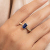 18K Gold Sapphire Statement Ring Thumbnail