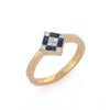 18K Yellow Gold Sapphire Ring Thumbnail