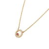 14K Gold Ruby Diamond Necklace Thumbnail