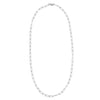 14K Solid White Gold Chain Necklace Thumbnail