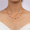 18K Multi-Gemstone Chain Necklace Thumbnail