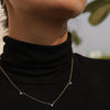 14K Gold Diamond Chain Necklace Thumbnail