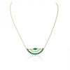 14K Emerald Pendant Necklace Thumbnail