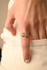 14K Gold Emerald Statement Ring Thumbnail