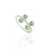 14K Gold Emerald Statement Ring Thumbnail