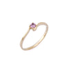14K Gold Natural Pink Sapphire Ring Thumbnail