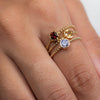 14K Gold Natural Tanzanite Gemstone Ring Thumbnail